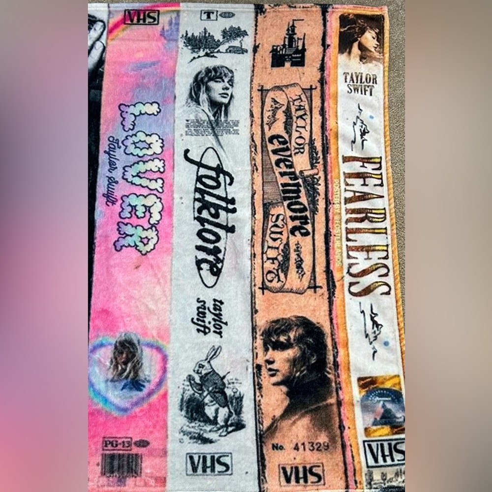 Colorful Taylor Swift Album Blanket - Picture 3 of 6